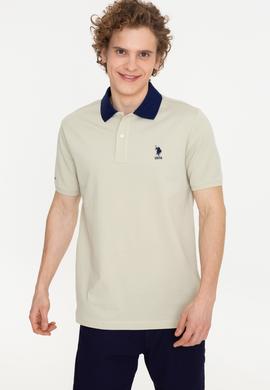 Erkek Taş Polo Yaka T-Shirt - 50247373263