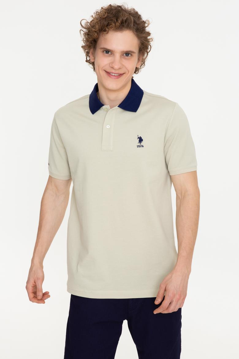 Erkek Taş Polo Yaka T-Shirt - 50247373263