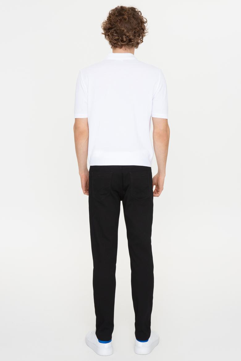 Erkek Siyah Kanvas Pantolon - 50246109009
