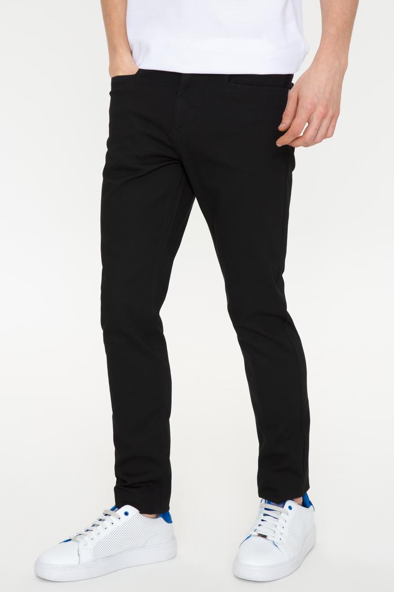 Erkek Siyah Kanvas Pantolon - 50246109009