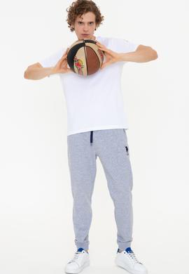 Erkek Gri Melanj Eşofman Altı - 50245449015