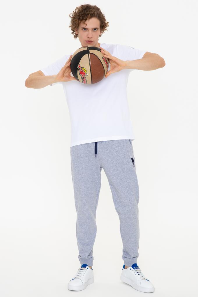 Erkek Gri Melanj Eşofman Altı