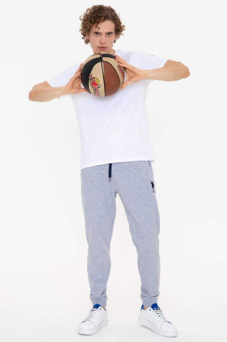 Erkek Gri Melanj Eşofman Altı