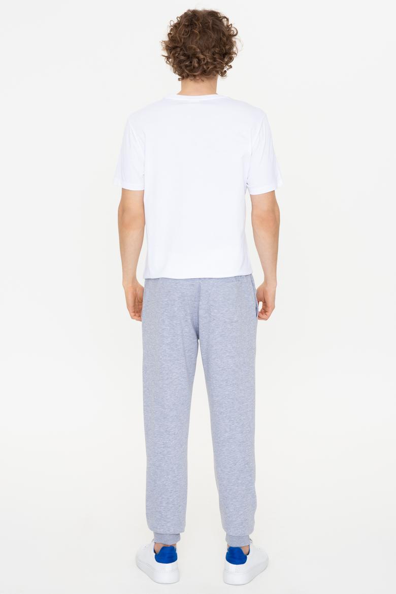 Erkek Gri Melanj Eşofman Altı - 50245449015