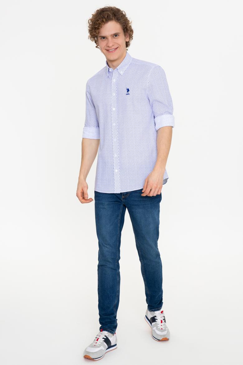 Erkek Mavi Gömlek Uzunkol - 50247963033