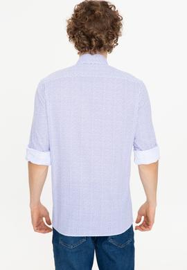 Erkek Mavi Gömlek Uzunkol - 50247963033