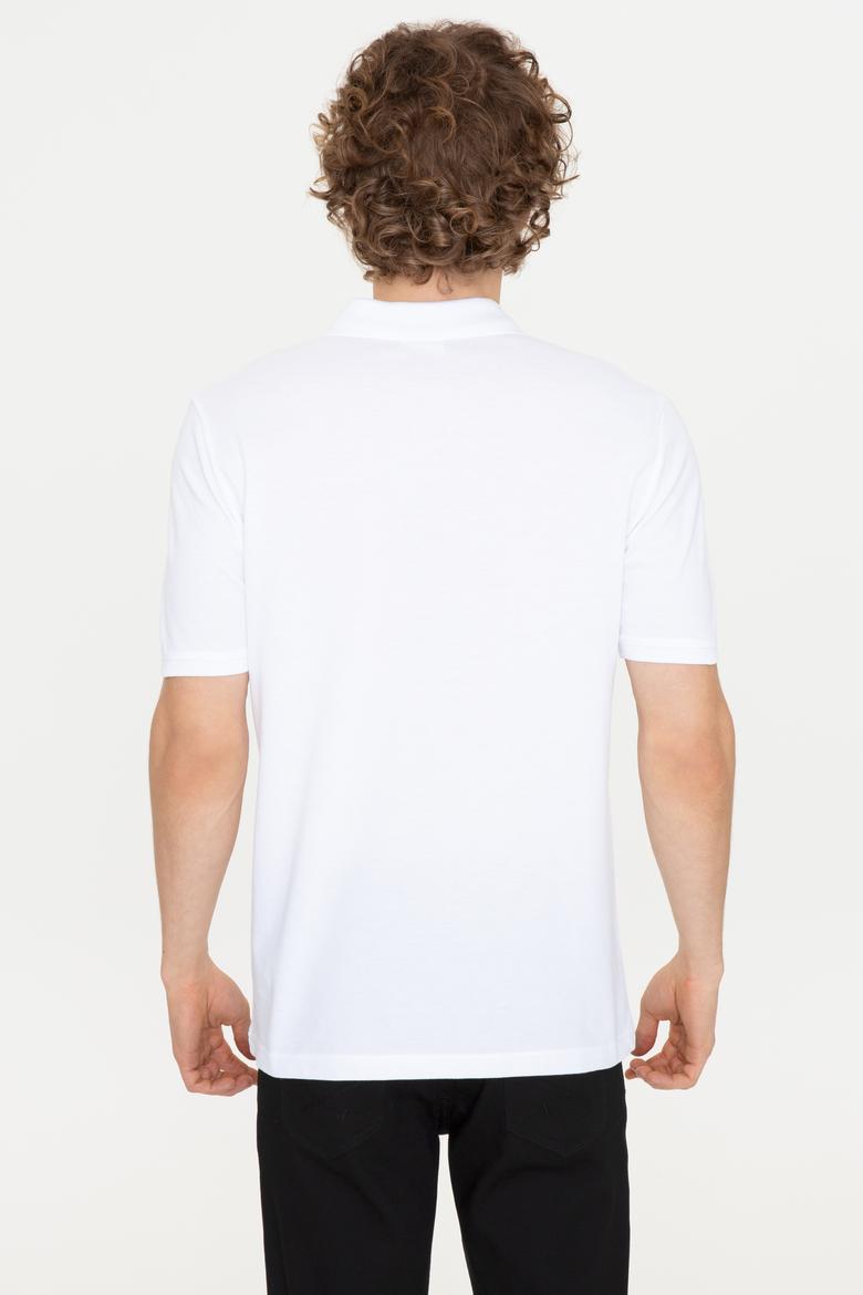 Erkek Kırmızı Polo Yaka Tişört - 50249161018