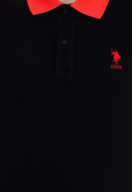 Erkek Siyah Polo Yaka Tişört - 50247373036