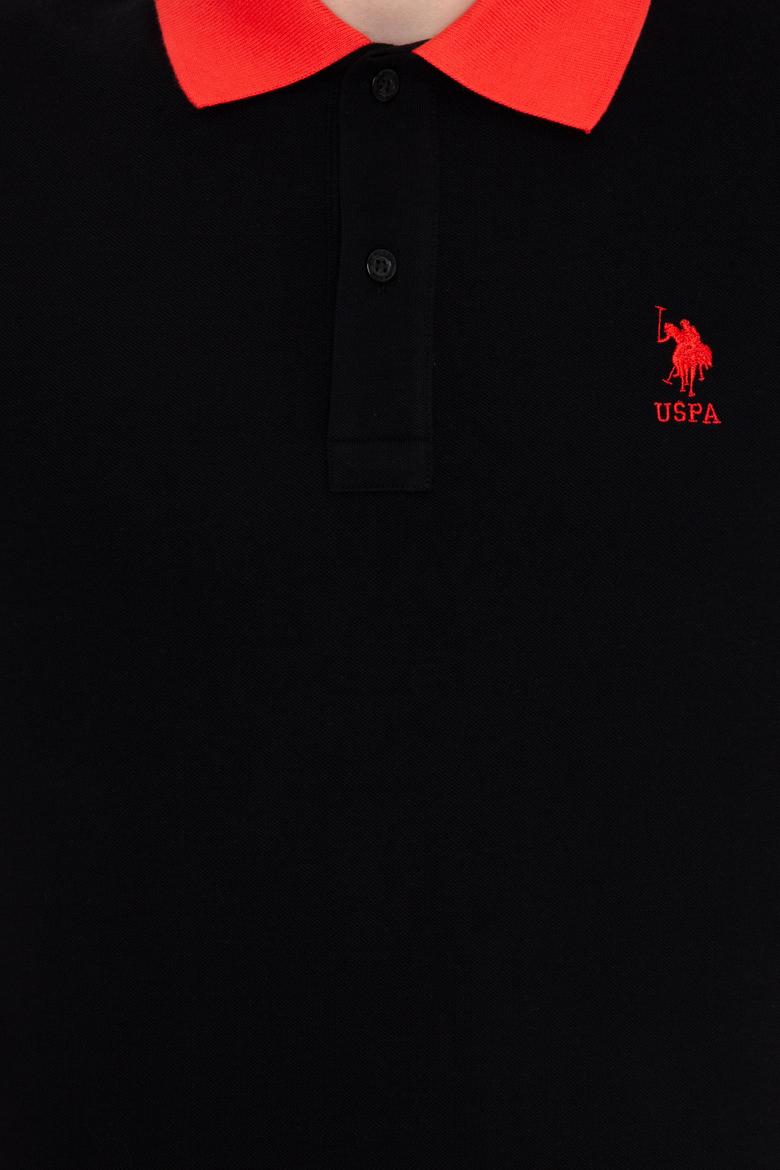 Erkek Siyah Polo Yaka Tişört - 50247373036