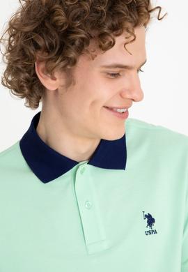 Erkek Mint Polo Yaka Tişört - 50247373108