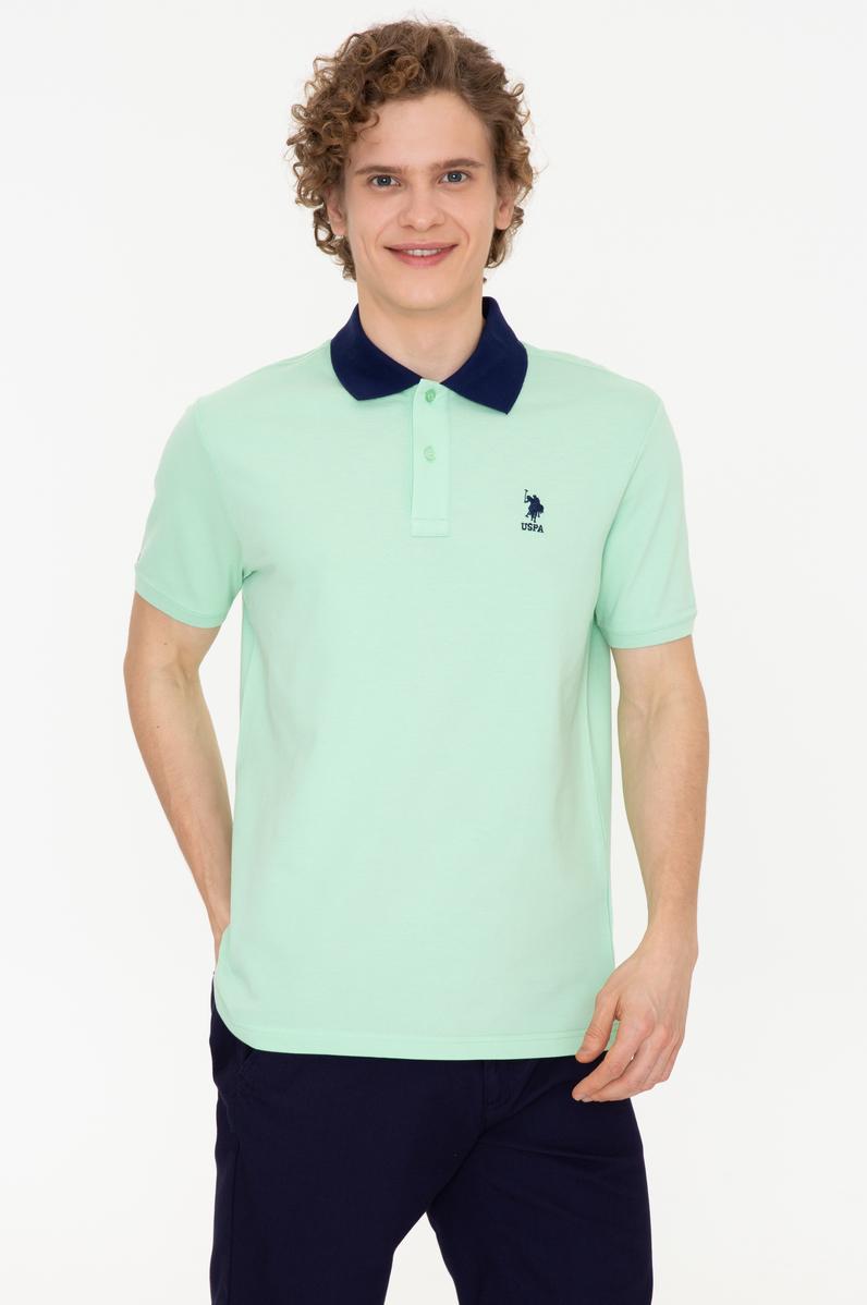 Erkek Mint Polo Yaka Tişört