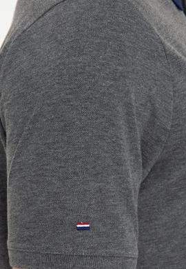 Erkek Antrasit Melanj Polo Yaka T-Shirt - 50247373137