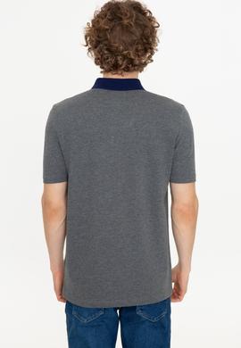 Erkek Antrasit Melanj Polo Yaka T-Shirt - 50247373137