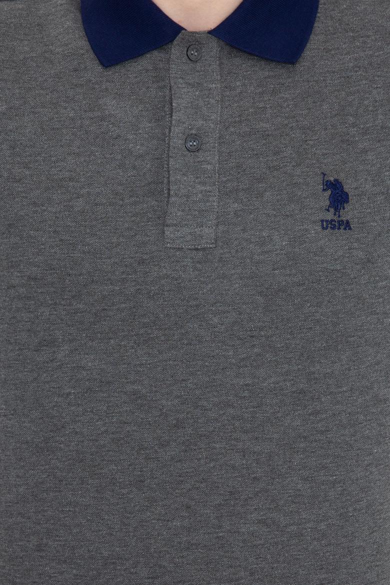 Erkek Antrasit Melanj Polo Yaka T-Shirt - 50247373137