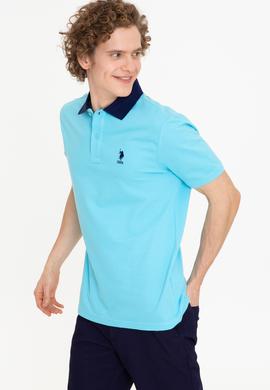 Erkek Turkuaz Polo Yaka Tişört - 50247373274