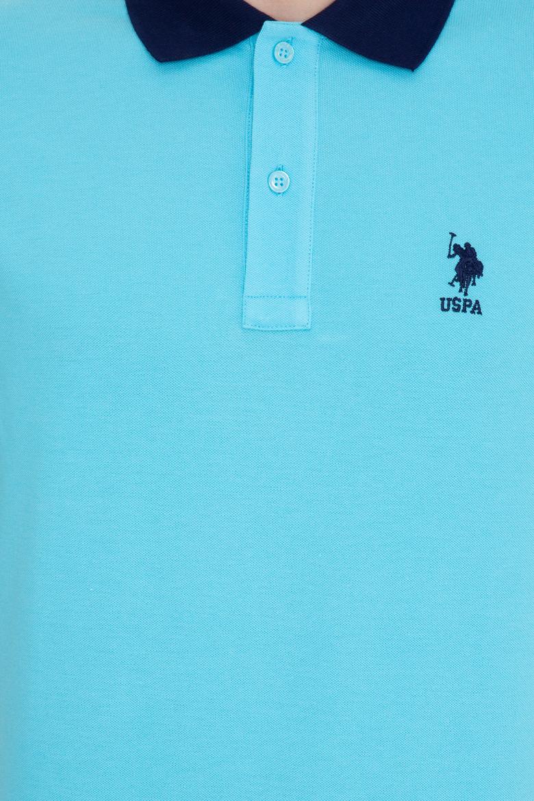 Erkek Turkuaz Polo Yaka Tişört - 50247373274