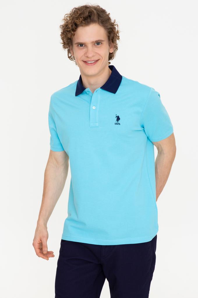 Erkek Turkuaz Polo Yaka Tişört