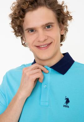 Erkek Turkuaz Polo Yaka Tişört - 50247373274