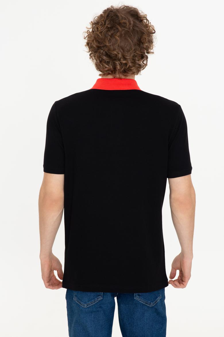 Erkek Siyah Polo Yaka Tişört - 50247373036
