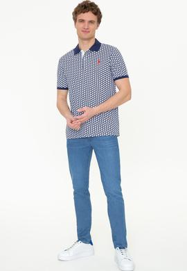 Erkek Lacivert Polo Yaka Tişört - 50248936014