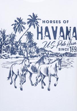 Erkek Beyaz Bisiklet Yaka T-Shirt - 50251679011