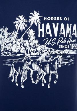 Erkek Lacivert Bisiklet Yaka T-Shirt - 50251679020