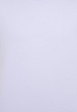 Erkek Lila Bisiklet Yaka T-Shirt - 50251779048