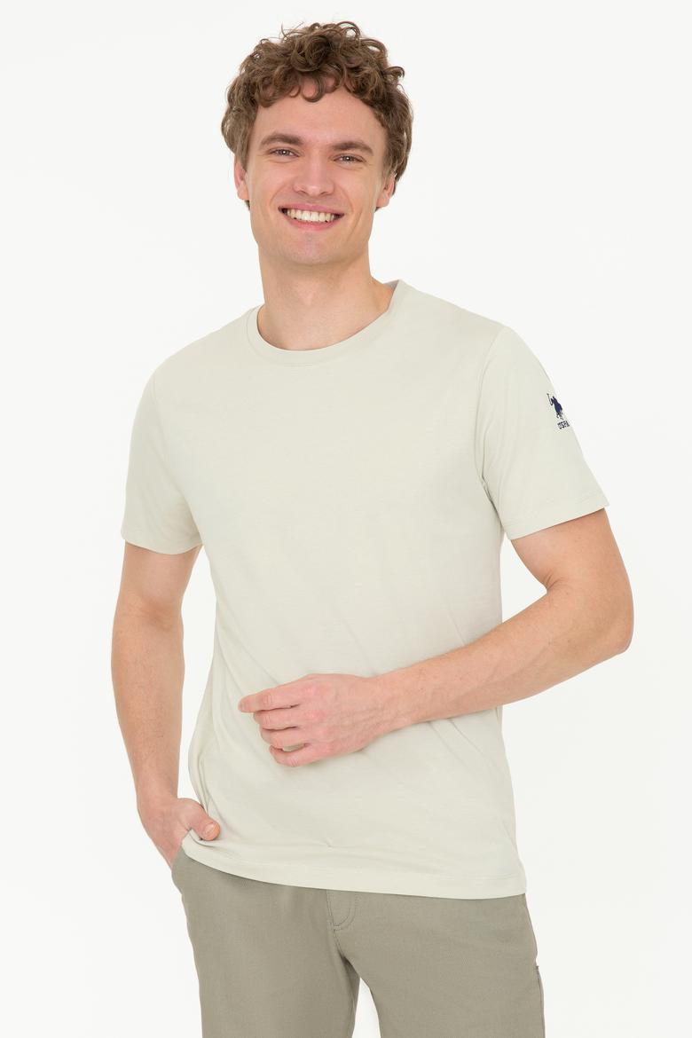 Erkek Taş Bisiklet Yaka T-Shirt - 50251779070