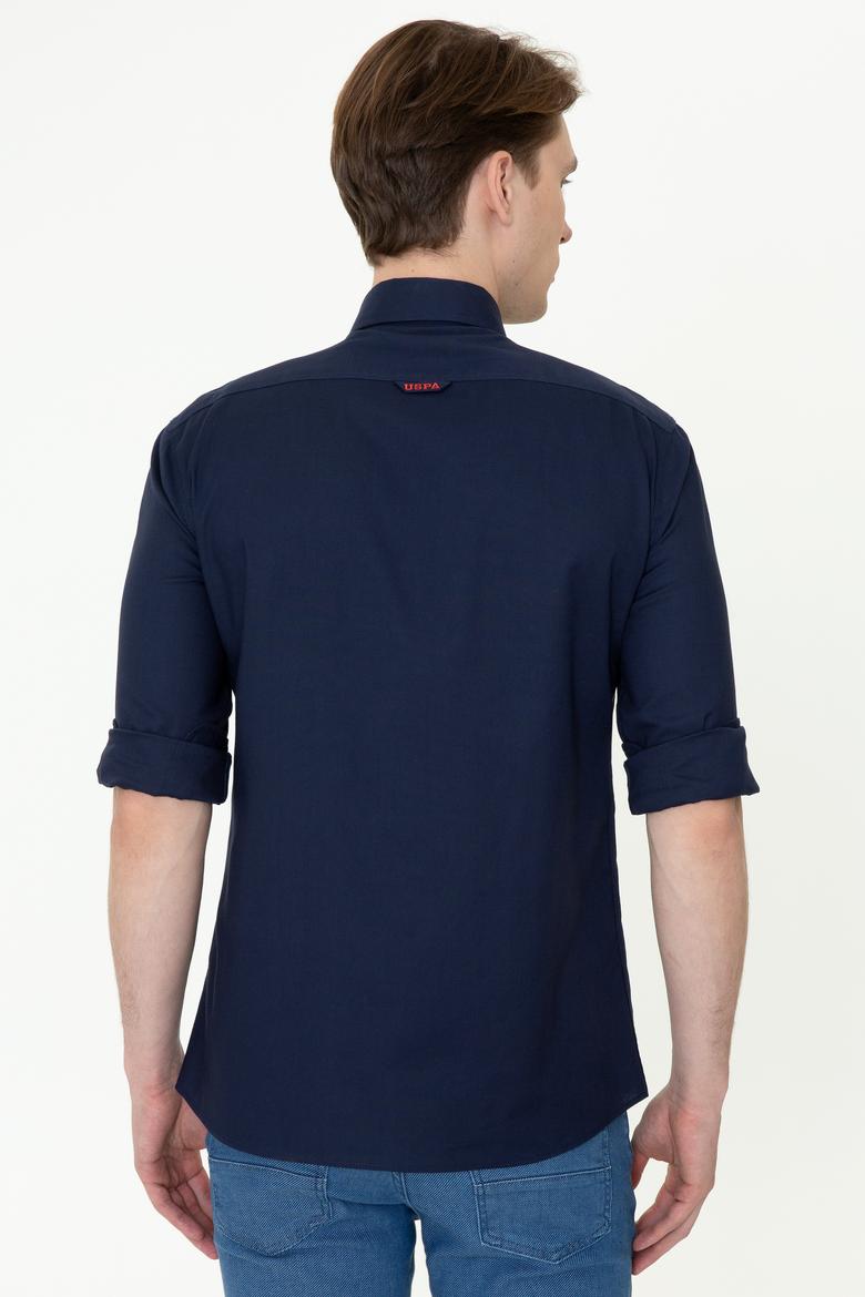 Erkek Lacivert Gömlek Uzunkol Basic - 50249487033