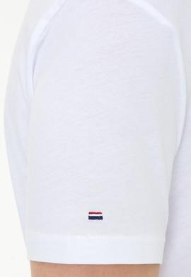 Erkek Beyaz Basic Bisiklet Yaka Tişört - 50248521005