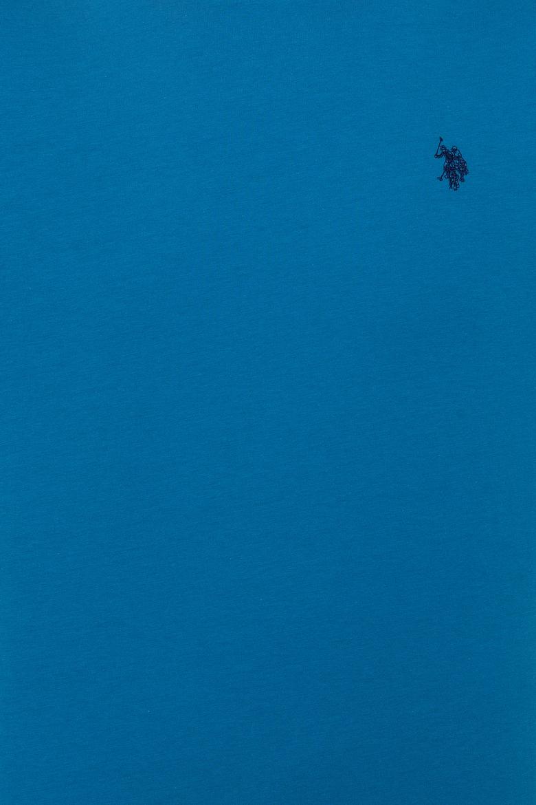 Erkek Petrol Basic Bisiklet Yaka Tişört - 50248521039