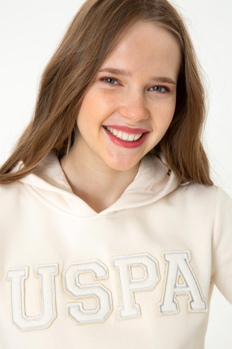 Kadın Krem Sweatshirt Basic - 50249241030