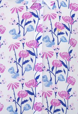 Kadın Menekşe Gömlek Uzunkol - 50247303009