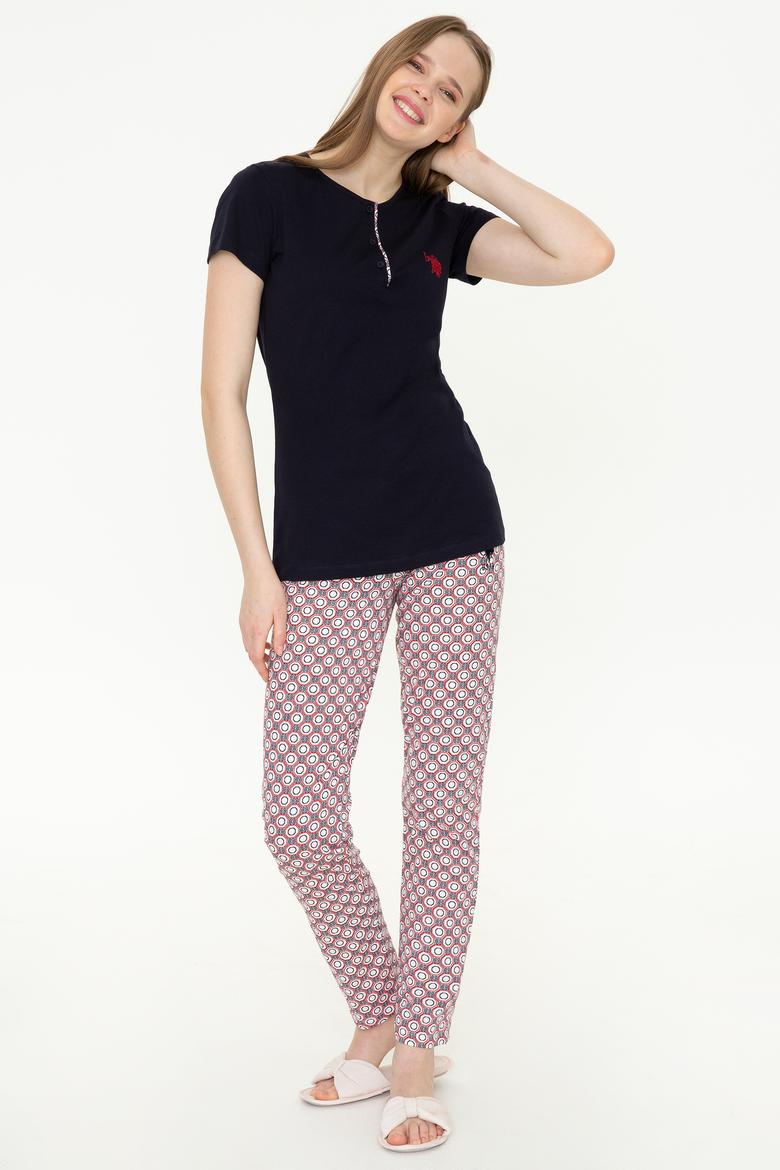 Kadın Lacivert Pijama Takımı