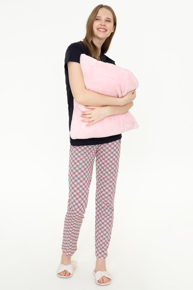 Kadın Lacivert Pijama Takımı - 50255864007