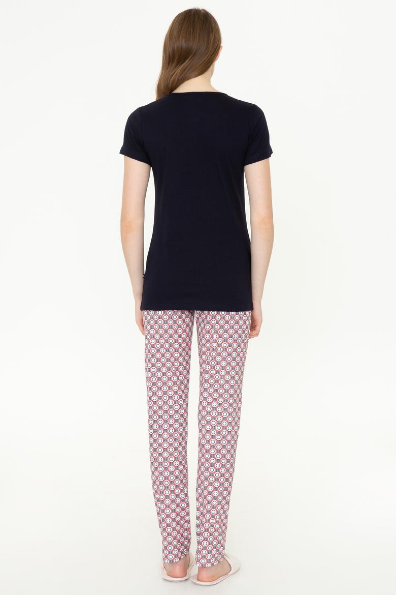 Kadın Lacivert Pijama Takımı - 50255864007