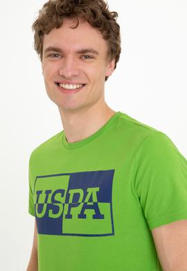 Erkek Elma Yeşili Bisiklet Yaka Tişört - 50247339059