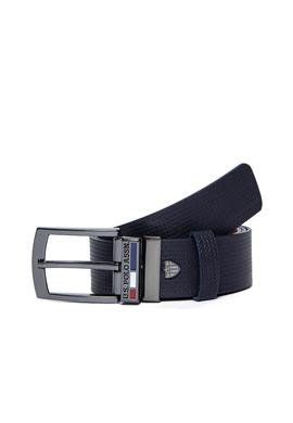 Erkek Çift Taraflı Lacivert Kemer - 50249929012