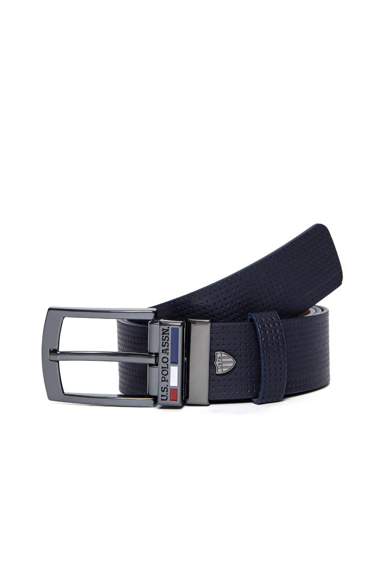 Erkek Çift Taraflı Lacivert Kemer - 50249929012