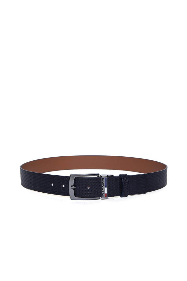 Erkek Çift Taraflı Lacivert Kemer - 50249929012