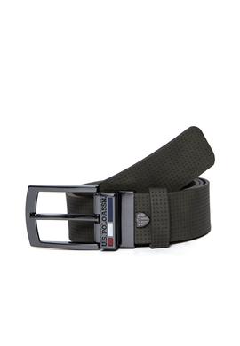 Erkek Çift Taraflı Haki Kemer - 50249929030