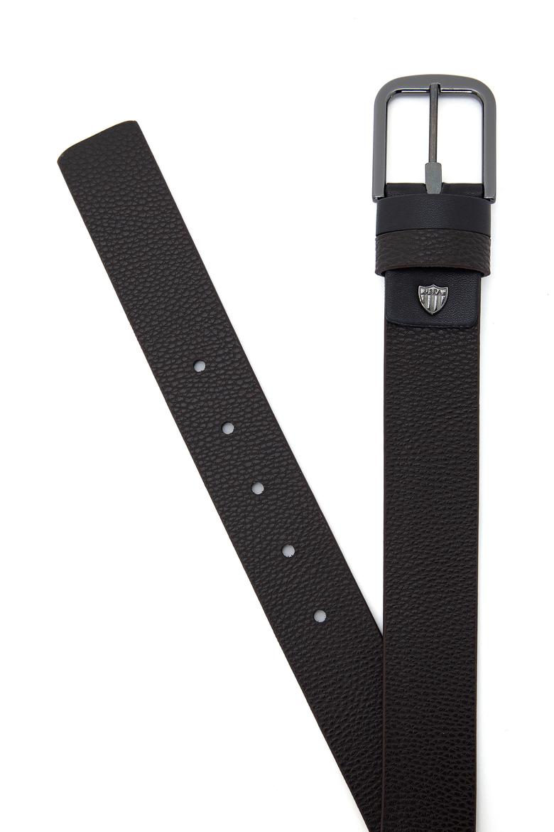 Erkek Çift Taraflı Kahverengi Kemer