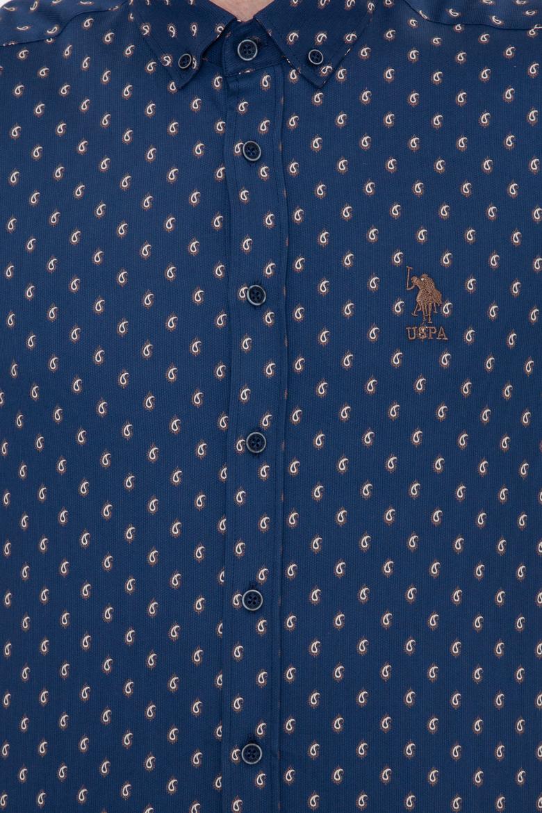 Erkek Lacivert Uzun Kollu Gömlek - 50242801007