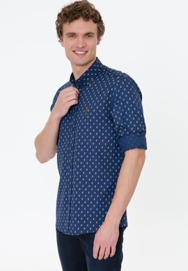 Erkek Lacivert Uzun Kollu Gömlek - 50242801007