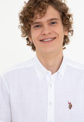 Erkek Beyaz Kısa Kollu Gömlek - 50246425004