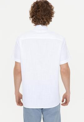 Erkek Beyaz Kısa Kollu Gömlek - 50246425004