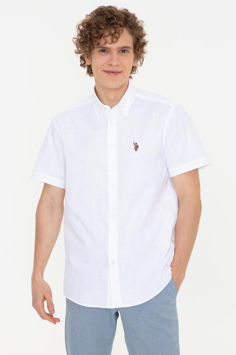 Erkek Beyaz Kısa Kollu Gömlek - 50246425004