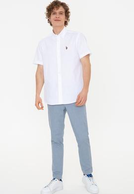 Erkek Beyaz Kısa Kollu Gömlek - 50246425004