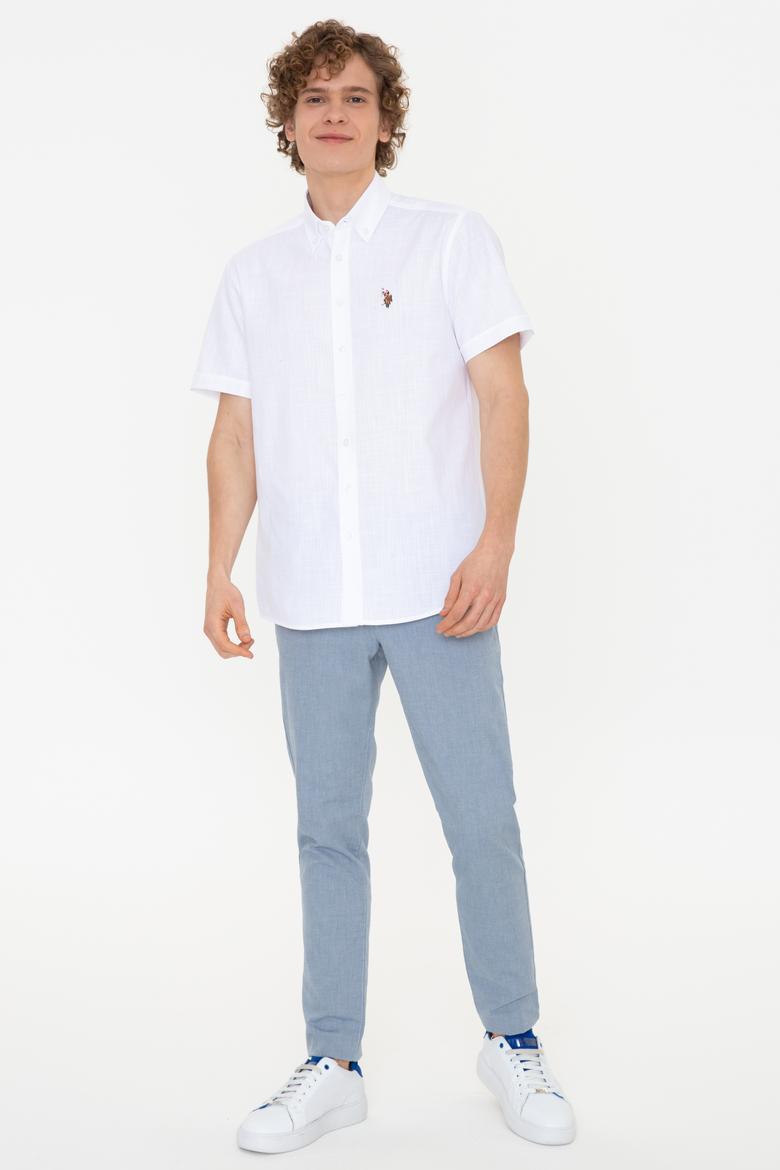 Erkek Beyaz Kısa Kollu Gömlek - 50246425004