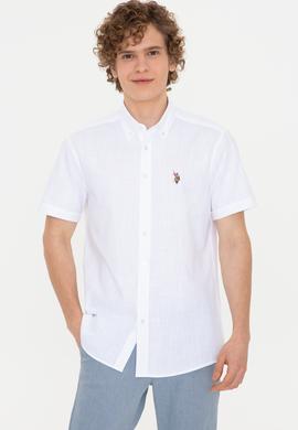 Erkek Beyaz Kısa Kollu Gömlek - 50246425004